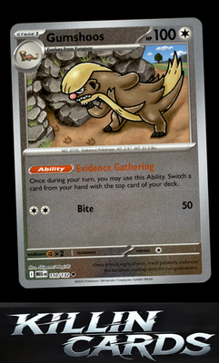 Reverse Holofoil Gumshoos - 110/132 110/132 Pokemon Uncommon ME01: Mega Evolutio