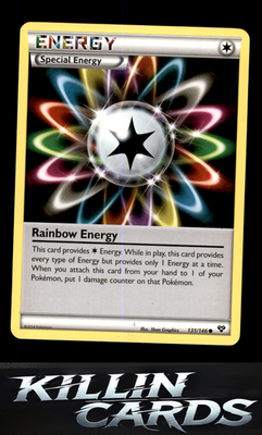 Rainbow Energy 131/146 Pokemon Uncommon XY Base Set Card LP