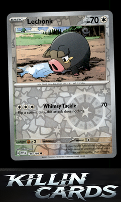 Reverse Holofoil Lechonk - 156/198 156/198 Pokemon Common SV01: Scarlet & Violet