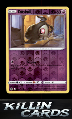 Reverse Holofoil Duskull 060/172 Pokemon Common SWSH09: Brilliant Stars Card NM