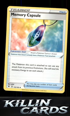 Memory Capsule 155/185 Pokemon Uncommon SWSH04: Vivid Voltage Card NM