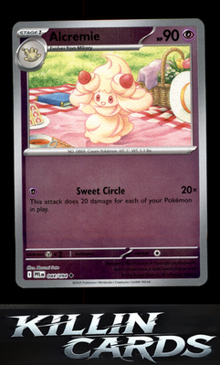 Reverse Holofoil Alcremie 044/094 Pokemon Uncommon ME02: Phantasmal Flames Card