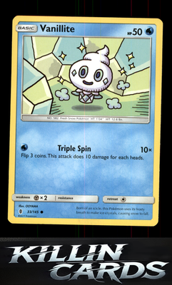 Vanillite 33/145 Pokemon Common SM - Guardians Rising Card LP