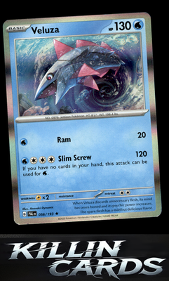Veluza - 056/193 056/193 Pokemon Rare SV02: Paldea Evolved Card NM