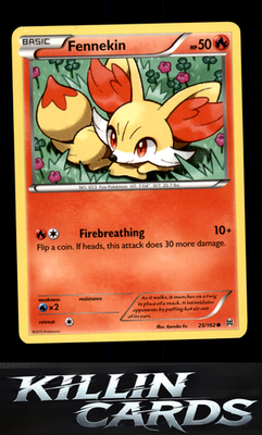 Fennekin 25/162 Pokemon Common XY - BREAKthrough Card LP
