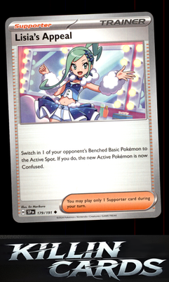 Lisia's Appeal - 179/191 179/191 Pokemon Uncommon SV08: Surging Sparks Card NM