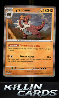 Tyrantrum 045/088 Pokemon Rare ME03: Perfect Order Card NM