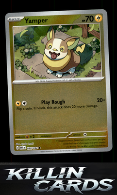Reverse Holofoil Yamper - 030/094 030/094 Pokemon Common ME02: Phantasmal Flames