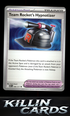 Team Rocket's Hypnotizer 206/217 Pokemon Uncommon ME: Ascended Heroes Card NM