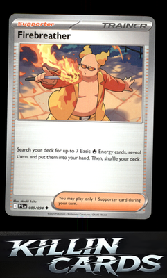 Firebreather - 089/094 089/094 Pokemon Uncommon ME02: Phantasmal Flames Card NM