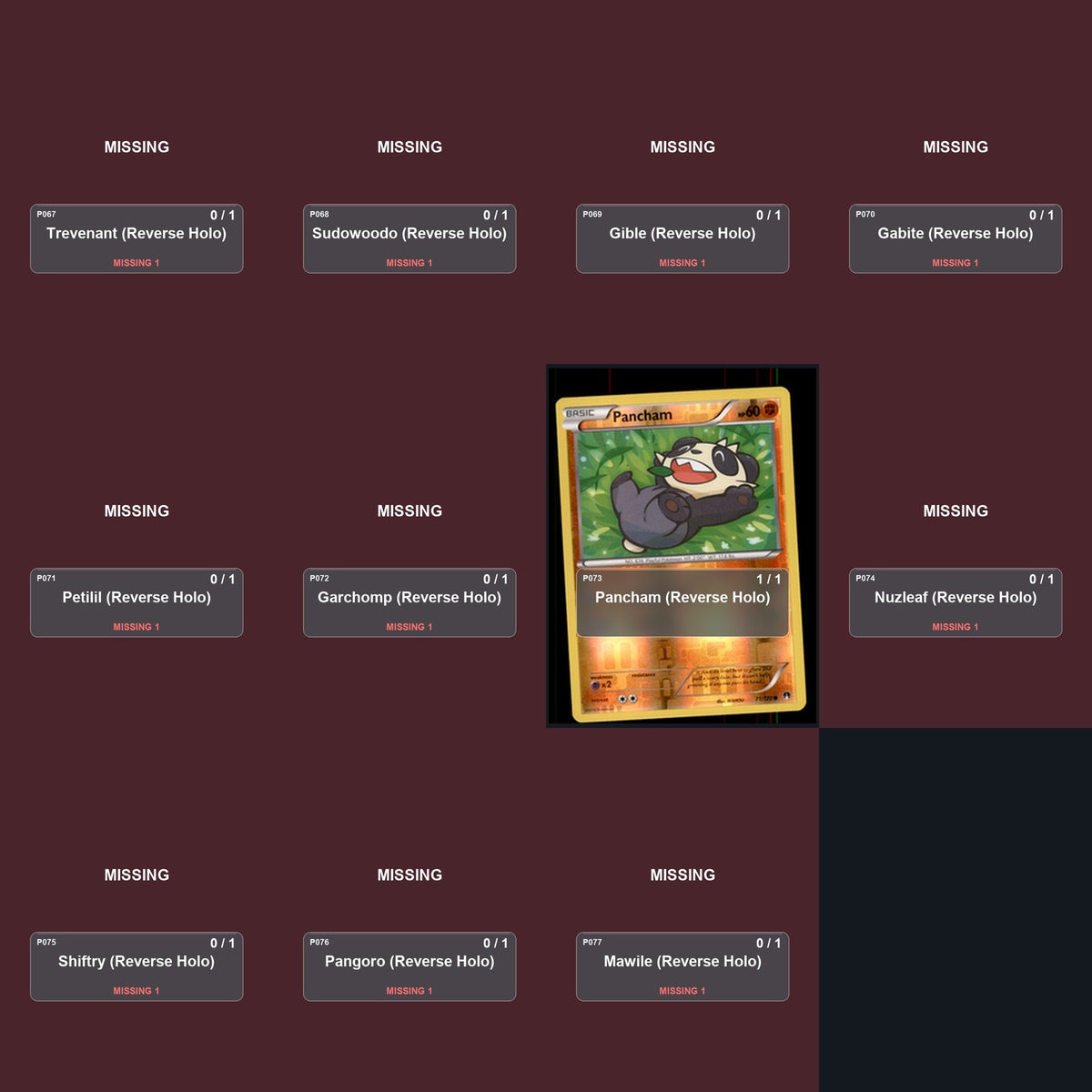 Pokemon TCG XY - BREAKpoint Reverse Holo Master Set 6 Reverse Holo Card