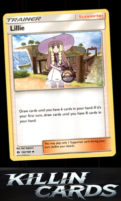 Lillie 122/149 Pokemon Uncommon SM Base Set Card NM