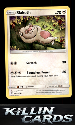 Slakoth (168) 168/236 Pokemon Common SM - Unified Minds Card NM