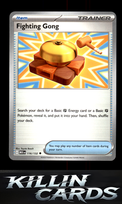Fighting Gong - 116/132 116/132 Pokemon Uncommon ME01: Mega Evolution Card NM