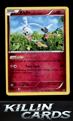 Reverse Holofoil Klefki 73/111 Pokemon Uncommon XY - Furious Fists Card NM