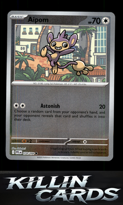 Reverse Holofoil Aipom 078/094 Pokemon Common ME02: Phantasmal Flames Card NM