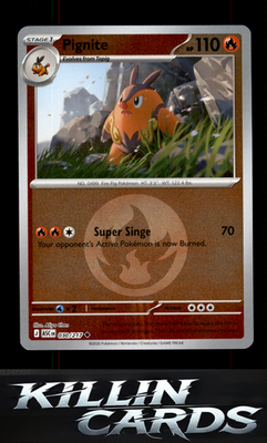 Reverse Holofoil Pignite (Energy Symbol Pattern) 030/217 Pokemon Uncommon ME: As