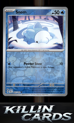 Reverse Holofoil Snom - 045/162 045/162 Pokemon Common SV05: Temporal Forces Car