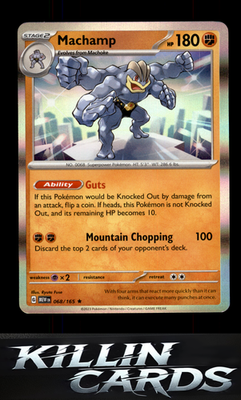 Machamp 068/165 Pokemon Rare SV: Scarlet & Violet 151 Card NM