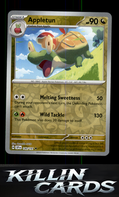 Reverse Holofoil Appletun - 140/191 140/191 Pokemon Uncommon SV08: Surging Spark