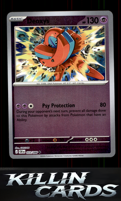 Reverse Holofoil Deoxys - 033/086 033/086 Pokemon Uncommon ME04: Chaos Rising Ca
