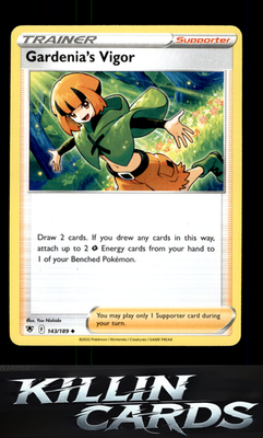 Gardenia's Vigor 143/189 Pokemon Uncommon SWSH10: Astral Radiance Card NM