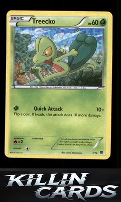 Treecko - 1/12 001/012 Pokemon Promo McDonald's Promos 2015 Card NM
