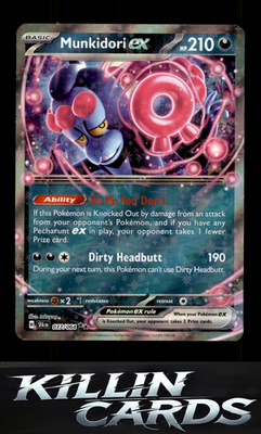 Munkidori ex - 037/064 037/064 Pokemon Double Rare SV: Shrouded Fable Card NM
