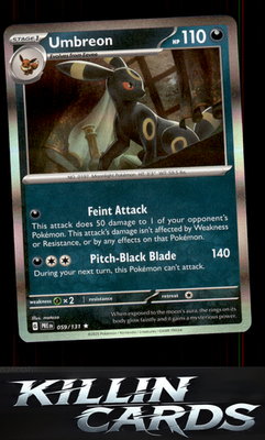 Umbreon 059/131 Pokemon Rare SV: Prismatic Evolutions Card NM