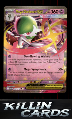 Mega Gardevoir ex - 060/132 060/132 Pokemon Double Rare ME01: Mega Evolution Car