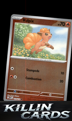 Reverse Holofoil Vulpix - 019/132 019/132 Pokemon Common ME01: Mega Evolution Ca