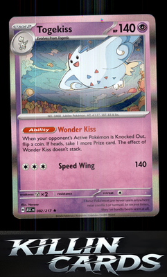 Togekiss - 082/217 082/217 Pokemon Rare ME: Ascended Heroes Card NM