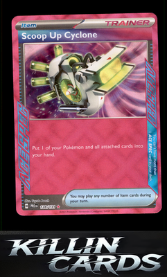 Scoop Up Cyclone 128/131 Pokemon ACE SPEC Rare SV: Prismatic Evolutions Card NM