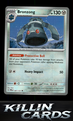 Bronzong (Poke Ball Pattern) 067/131 Pokemon Uncommon SV: Prismatic Evolutions C