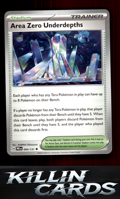 Area Zero Underdepths 094/131 Pokemon Uncommon SV: Prismatic Evolutions Card NM