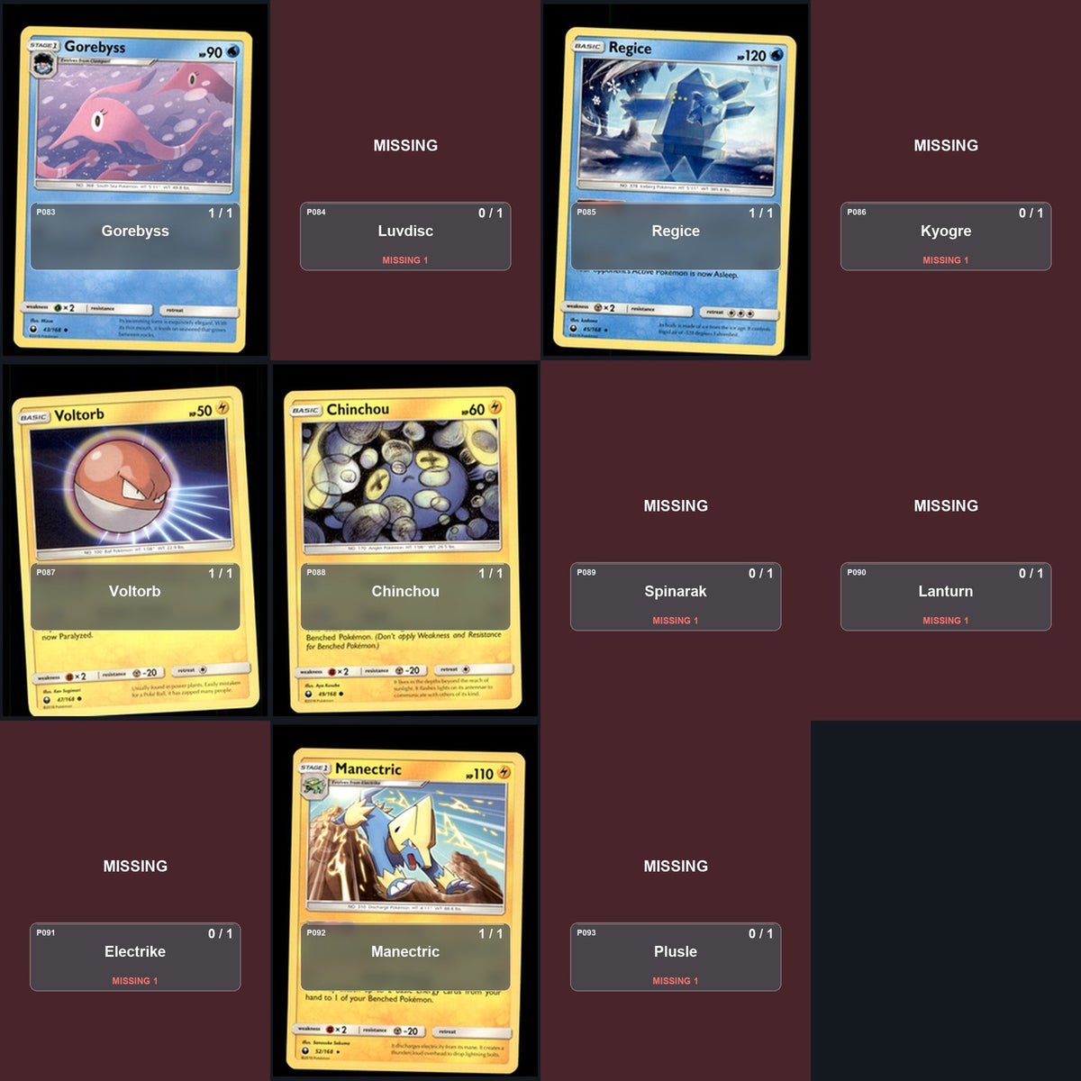 Pokemon TCG SM - Celestial Storm C/UC/R Standard Set 70 Cards