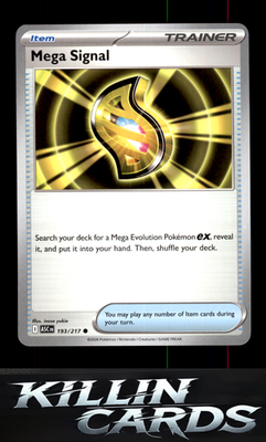 Mega Signal 193/217 Pokemon Common ME: Ascended Heroes Card NM