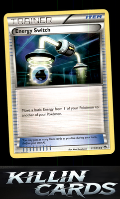 Energy Switch 112/113 Pokemon Uncommon Legendary Treasures Card NM