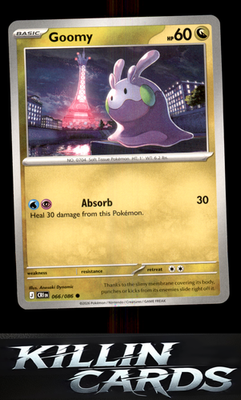 Goomy 066/086 Pokemon Common ME04: Chaos Rising Card NM