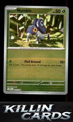 Reverse Holofoil Nymble - 009/094 009/094 Pokemon Common ME02: Phantasmal Flames