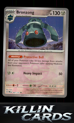 Bronzong (Poke Ball Pattern) 067/131 Pokemon Uncommon SV: Prismatic Evolutions C