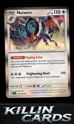 Noivern 128/159 Pokemon Rare SV09: Journey Together Card NM