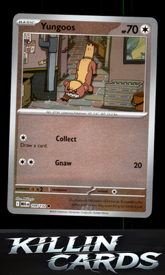 Reverse Holofoil Yungoos 109/132 Pokemon Common ME01: Mega Evolution Card NM