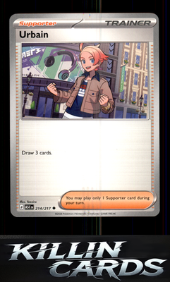 Urbain 214/217 Pokemon Uncommon ME: Ascended Heroes Card LP