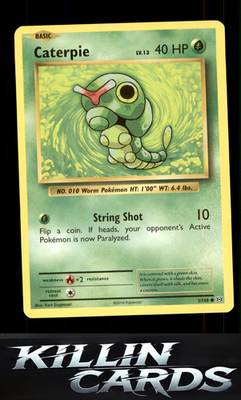 Caterpie 3/108 Pokemon Common XY - Evolutions Card NM