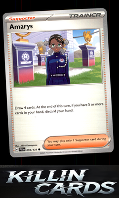 Amarys - 093/131 093/131 Pokemon Common SV: Prismatic Evolutions Card NM