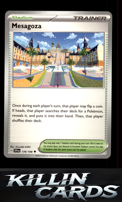 Mesagoza - 178/198 178/198 Pokemon Uncommon SV01: Scarlet & Violet Base Set Card