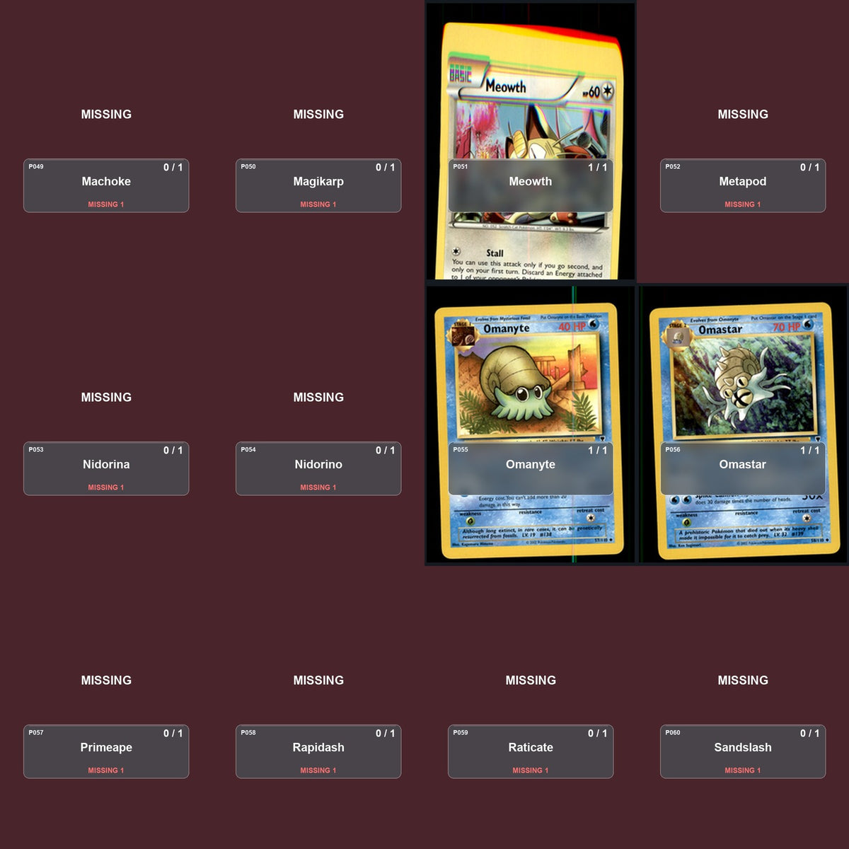 Pokemon TCG Legendary Collection C/UC/R Standard Set 16 Cards