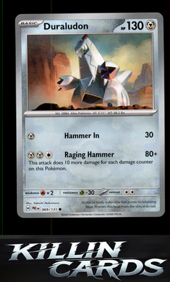 Duraludon 069/131 Pokemon Common SV: Prismatic Evolutions Card NM