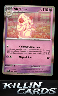 Alcremie 065/142 Pokemon Rare SV07: Stellar Crown Card NM